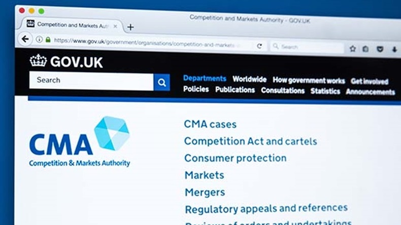 Competition Markets Authority website