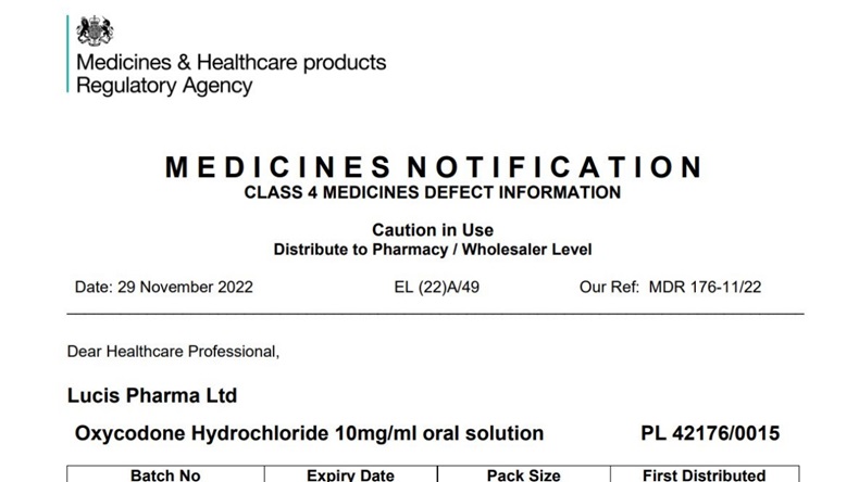 MHRA medicines warning 