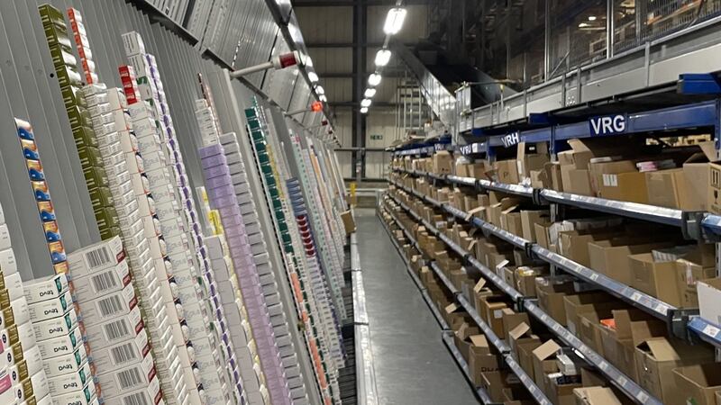 A Frame at AAH Ruislip warehouse