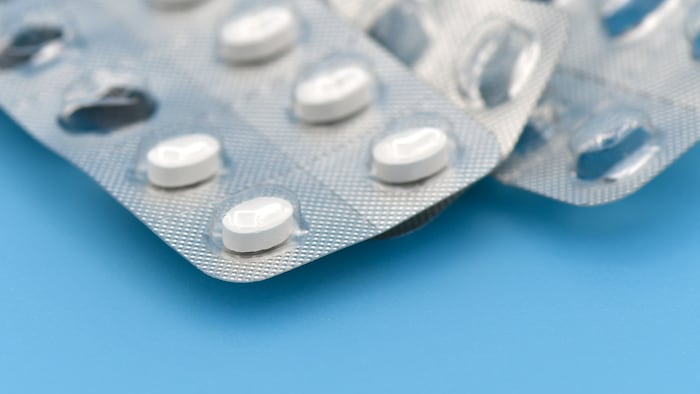 Pills in a blister packet