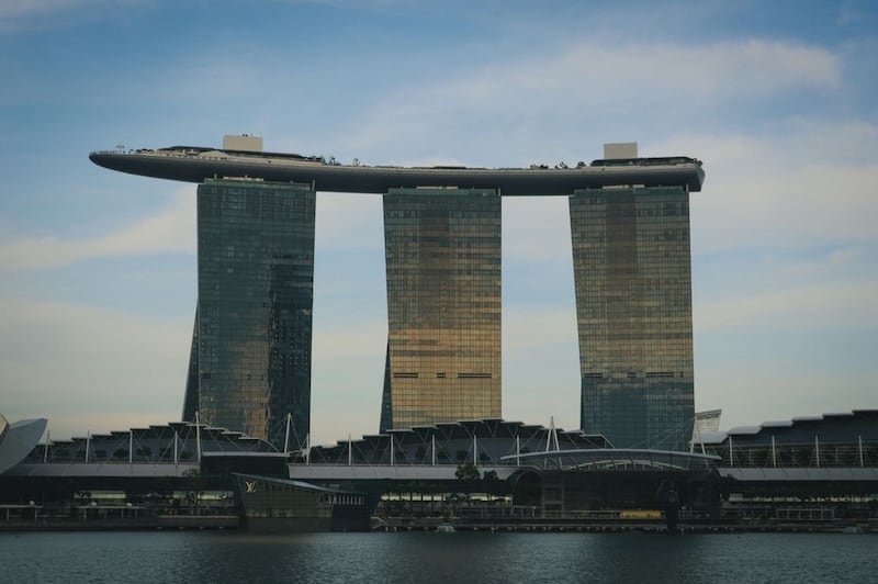 Three buildings