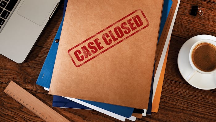 Case closed folders