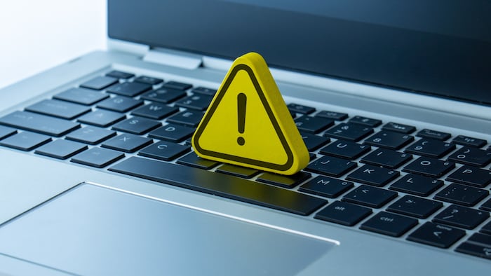 Computer warning