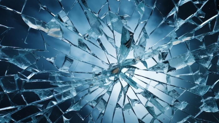 Broken glass