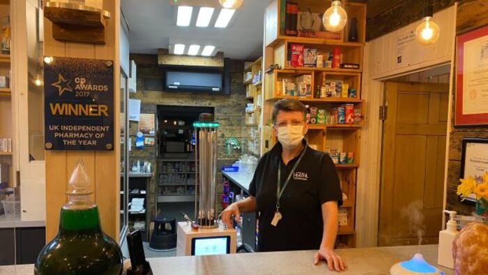 Clean Neath Neath pharmacy gets disinfecting robot to help clean during COVID