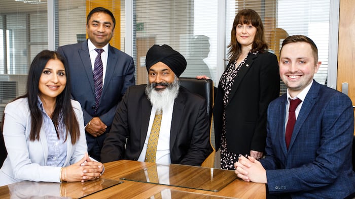 San Jhooty and HSBC staff