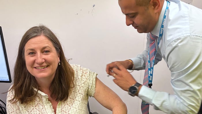 Julia Buckley flu jab