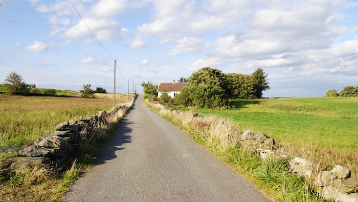 Rural country road