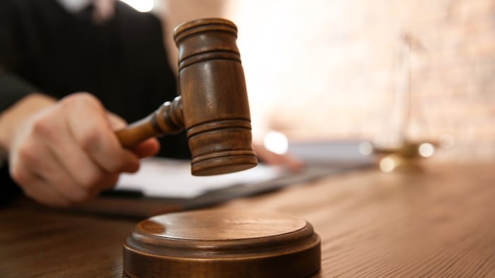 Legal case in court