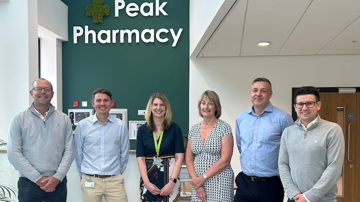 Peak Pharmacy team meeting with HSBC UK