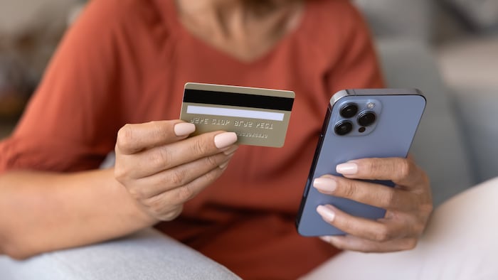 Online shopping with phone