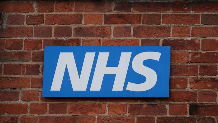 NHS sign