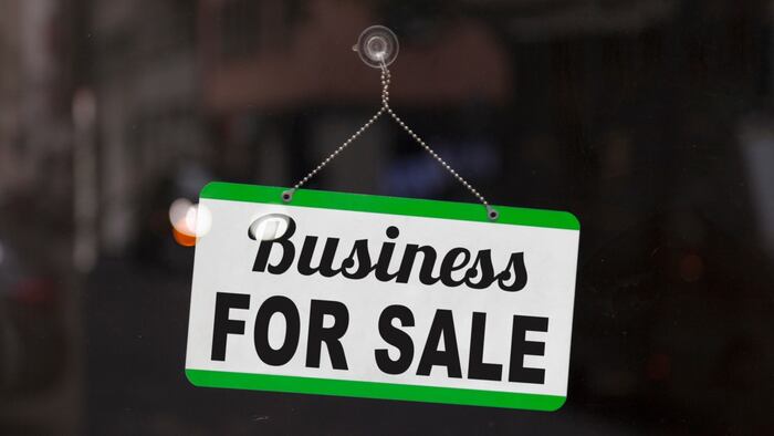 Business for sale sign