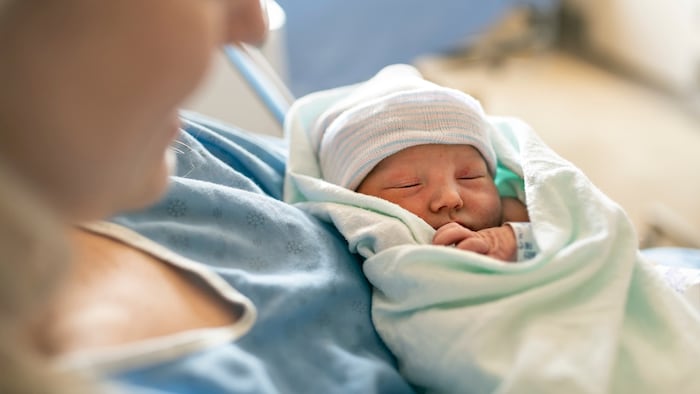 mother with newborn baby