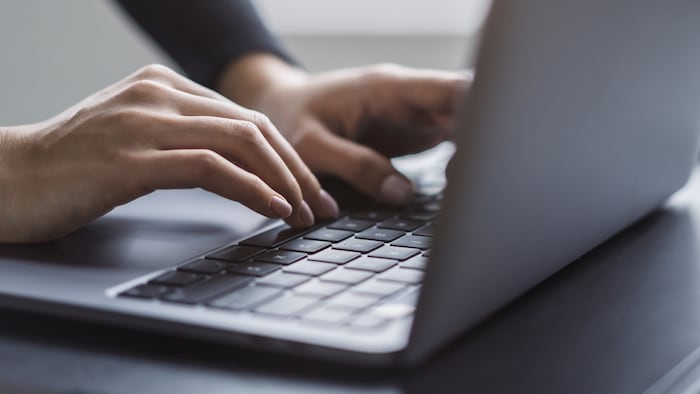 Person on laptop