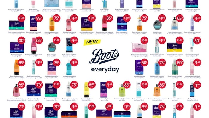 Boots UK Everyday range