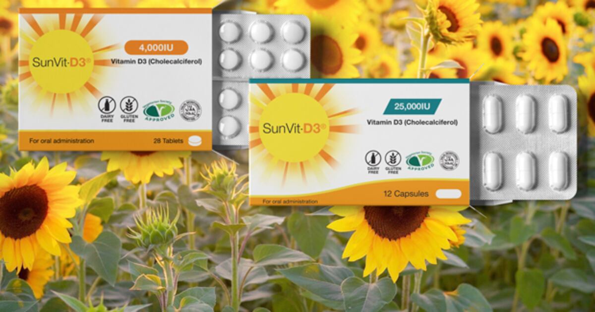 Sunvit R SunVit-D3 adds three strengths to vitamin D range