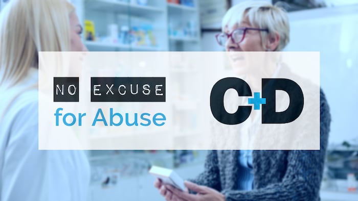 C+D's No Excuse for Abuse campaign