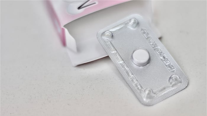 Morning-after pill in packet