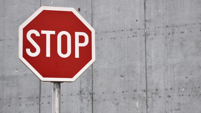 Stop sign