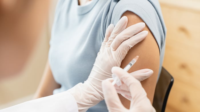 Woman girl vaccination